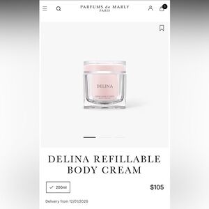 Refillable Pink Body Cream